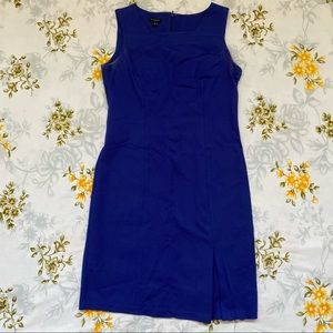 Talbots Size 8P Cobalt Blue Sleeveless Dress